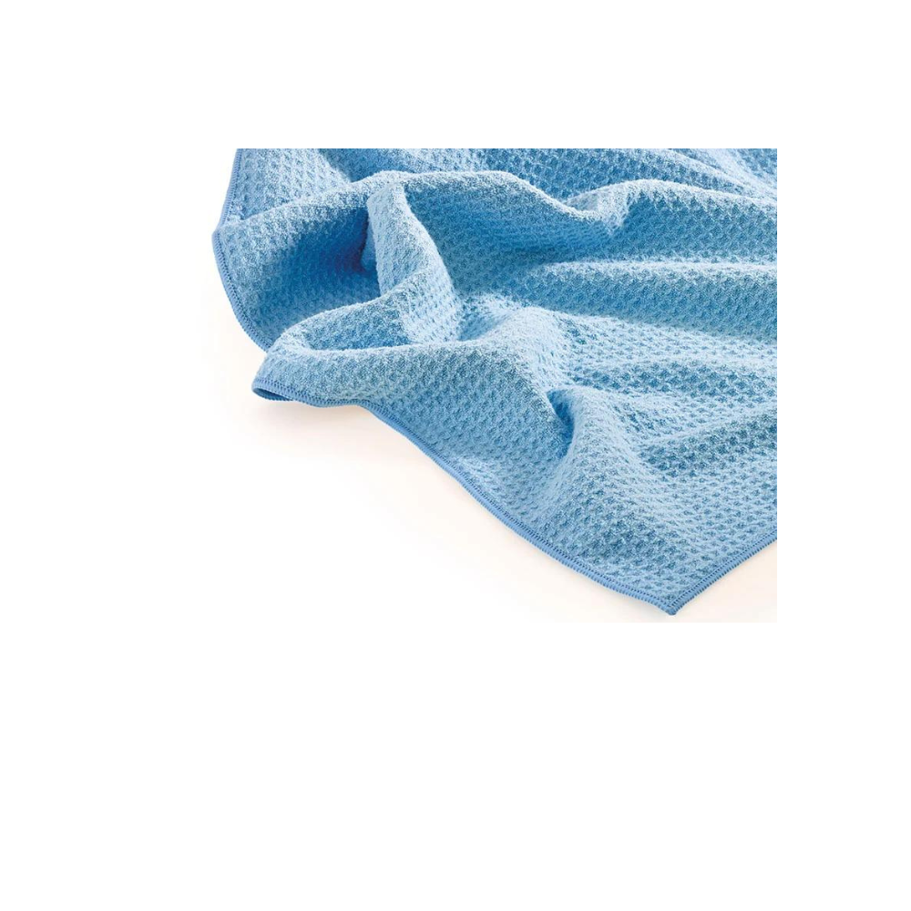 Microfaser-Waffeltuch blau 50x70cm