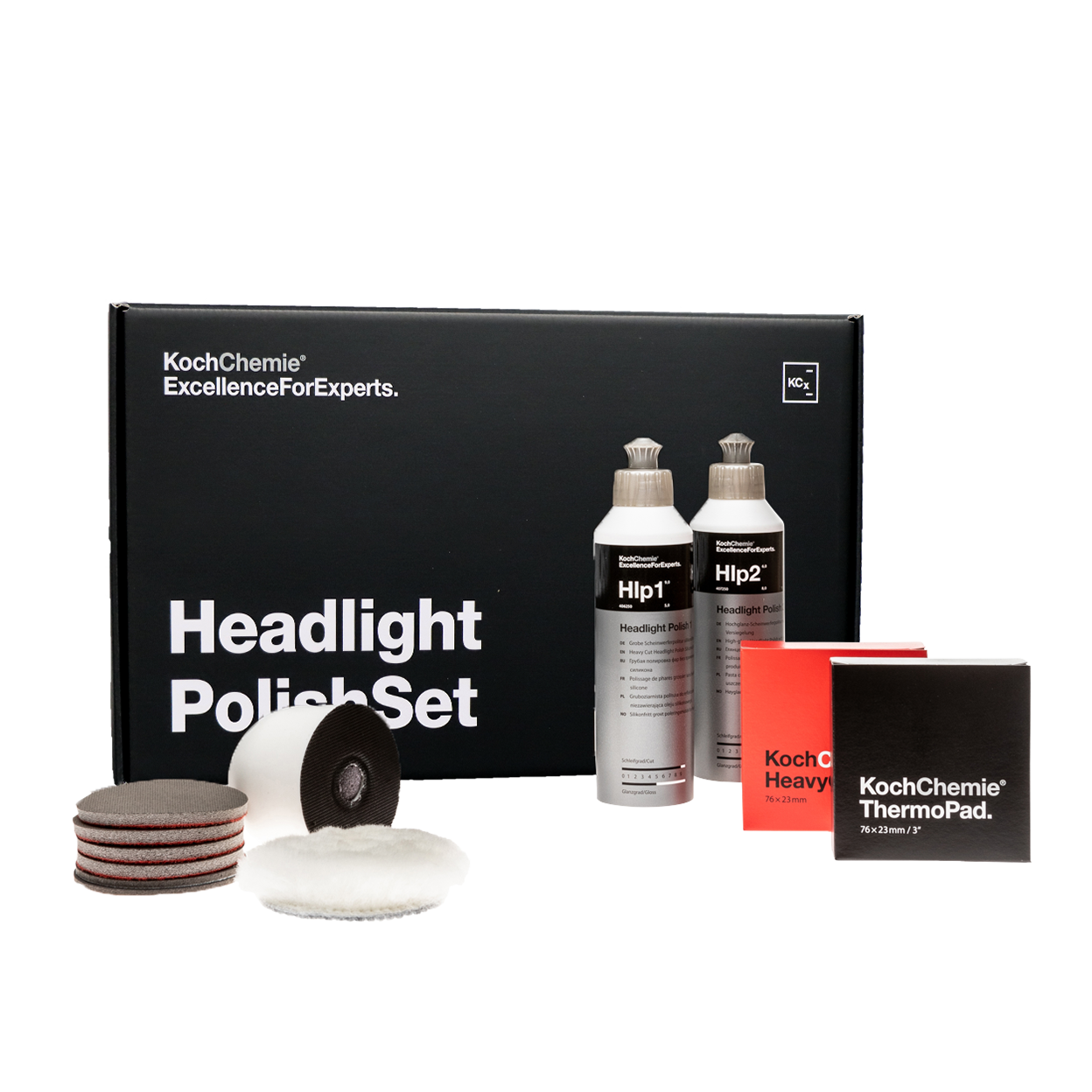 Headlight Polish Set / Scheinwerferpolitur-Set - Koch Chemie