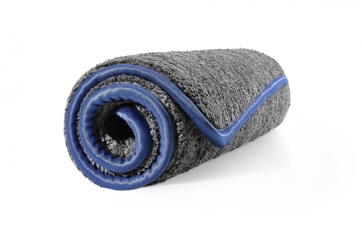 Gedöns Trockentuch  grau/blau 1200 GSM